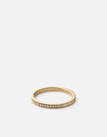 Miansai Rings Eclipse Band Ring, 14k Matte Gold Pavé Matte Gold / 5
