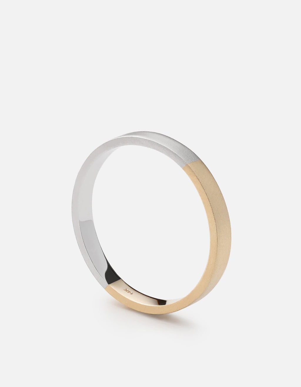 Edge Ring, 14k Gold