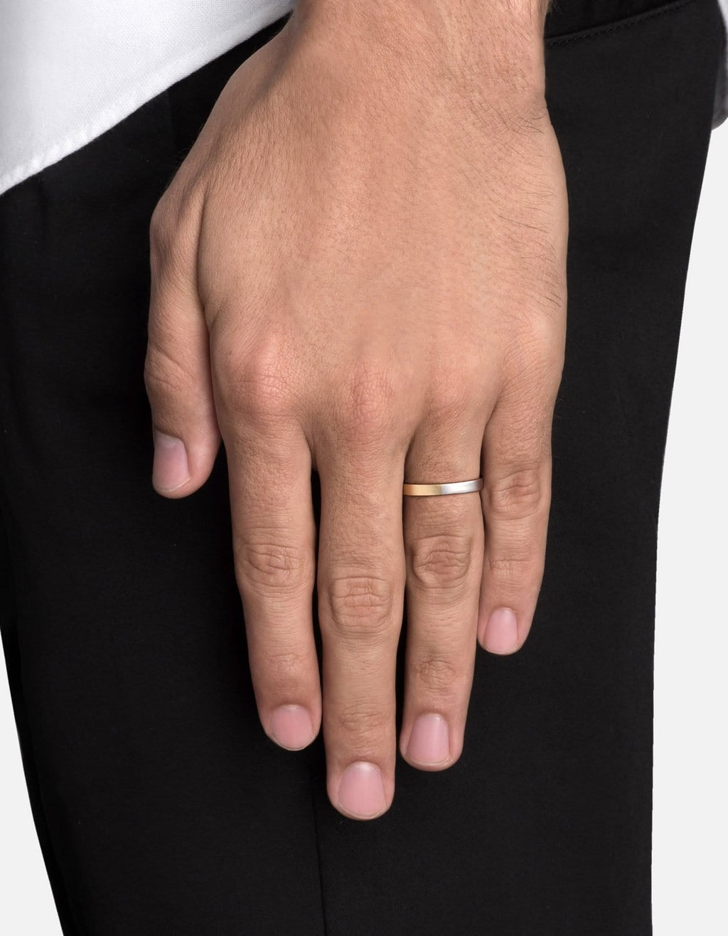 Edge Ring, 14k Gold