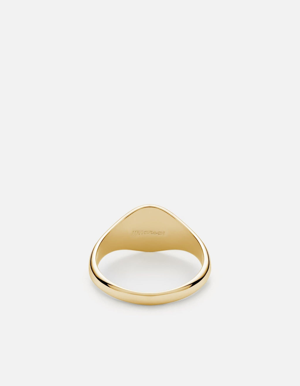 Women's Solar Signet Ring, Gold Vermeil