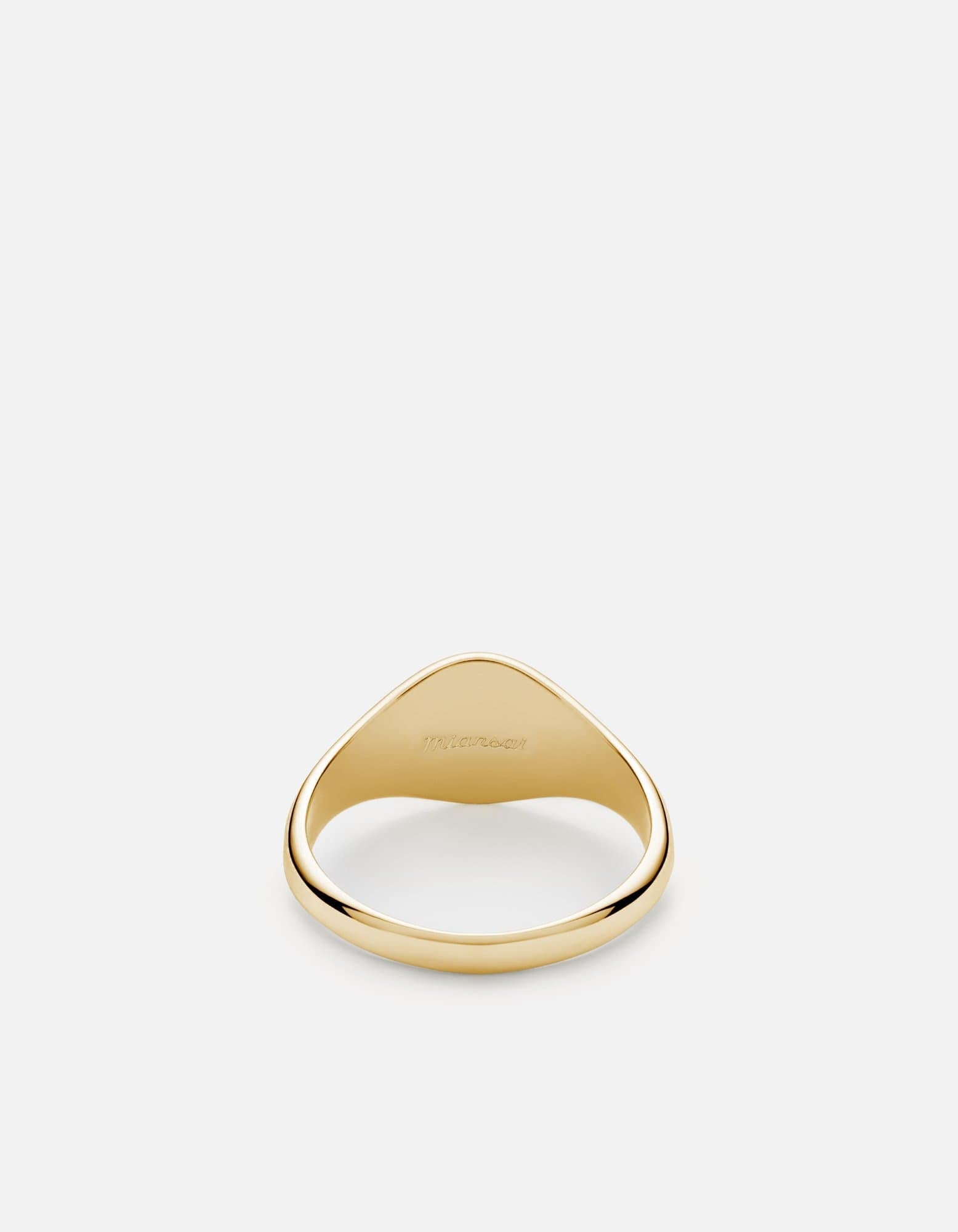 Women's Solar Signet Ring, Gold Vermeil