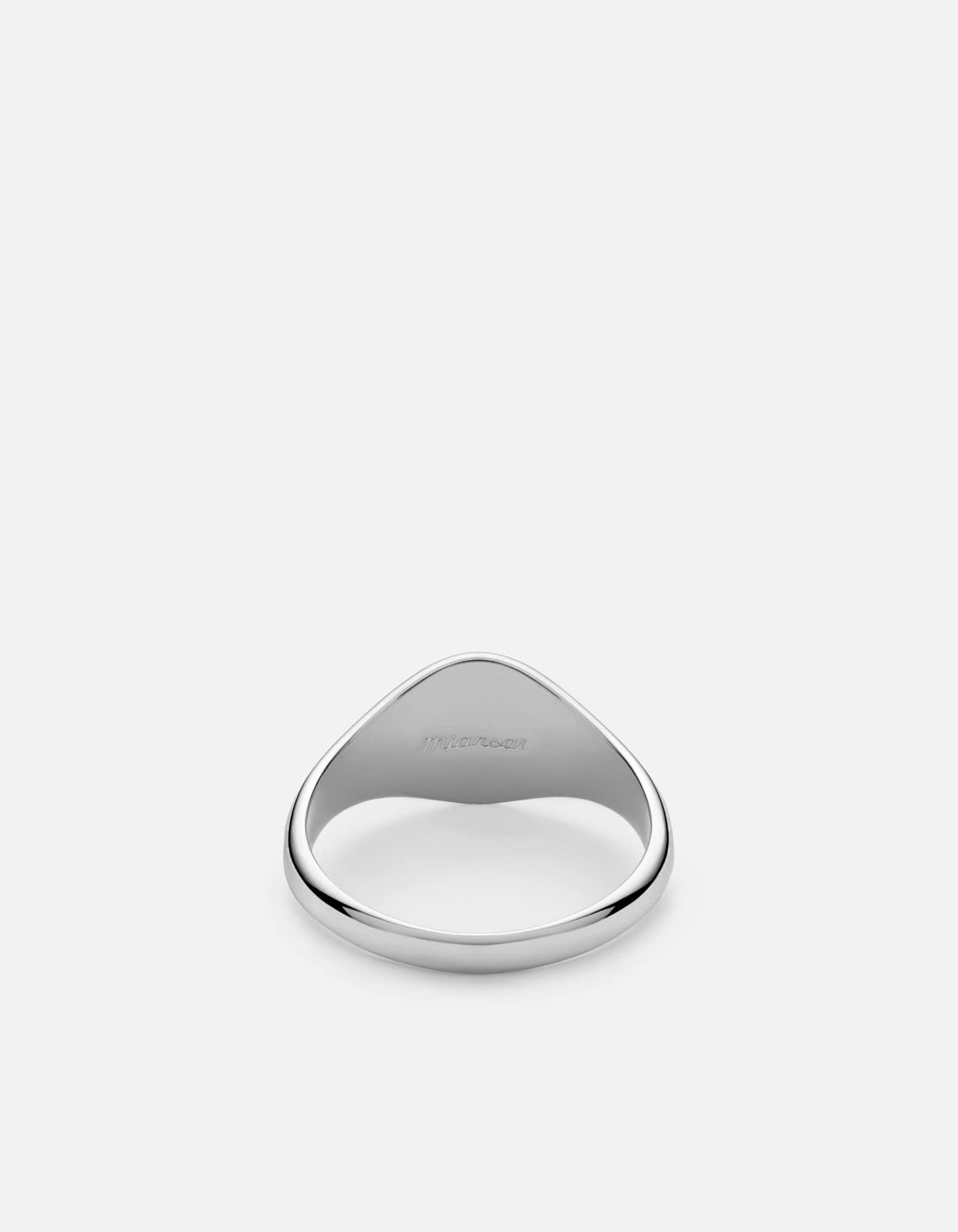 Women's Solar Signet Ring, Sterling Silver