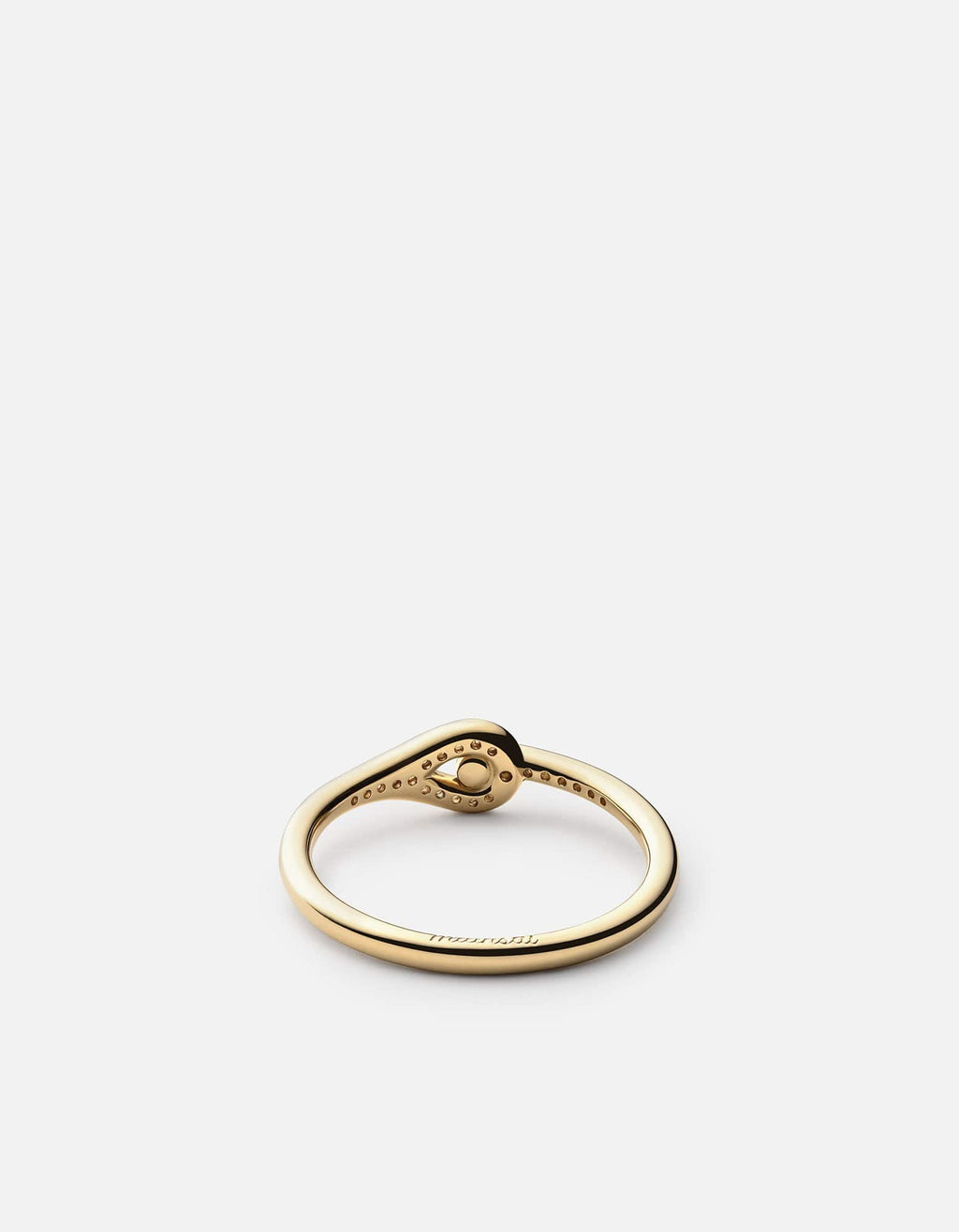 Neo Ring, 14k Gold Pavé