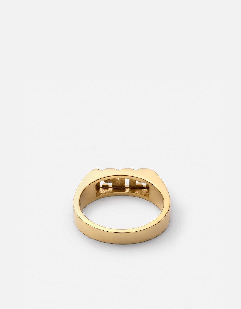 Numero Ring, 14k Gold