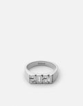 Miansai Rings Numero Ring, Sterling Silver Polished Silver / 10 / Monogram: Yes