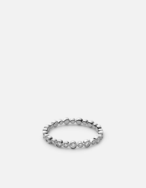 Miansai Rings Apollo Ring, 14k Gold Pavé Polished White Gold/Pave / 7