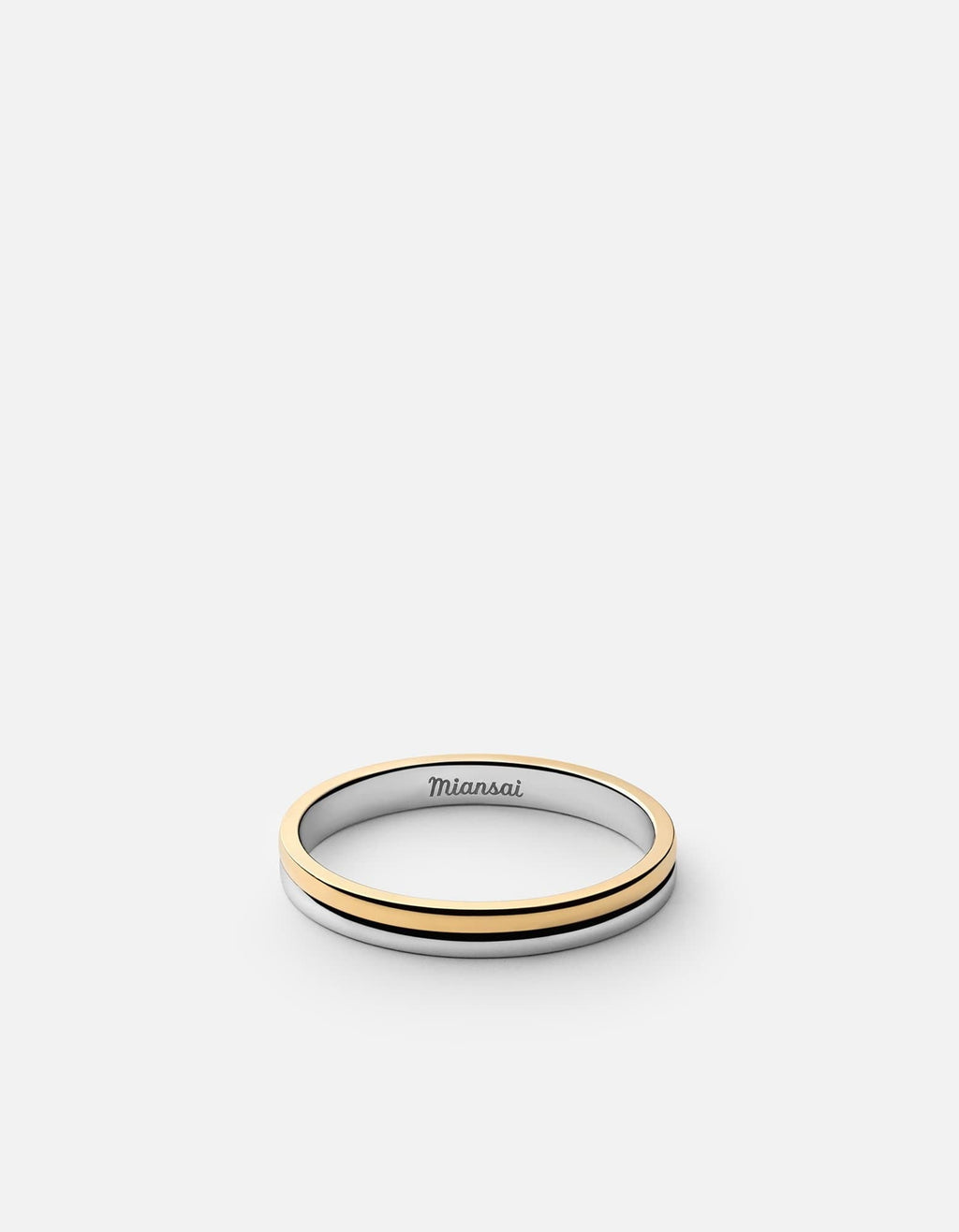 Miansai Rings Duo Ring, Sterling Silver/Gold Vermeil Polished Silver/Gold / 10