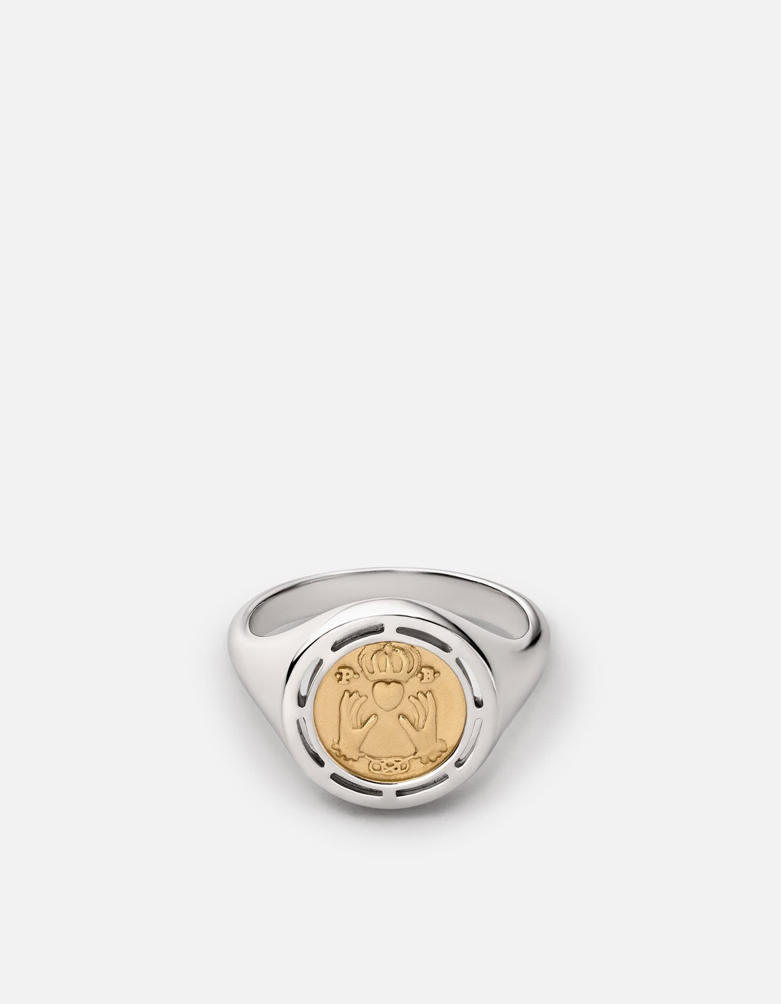 Miansai Rings Test of Time Ring, Sterling Silver/Gold Vermeil Sterling Silver/Gold Vermeil / 8