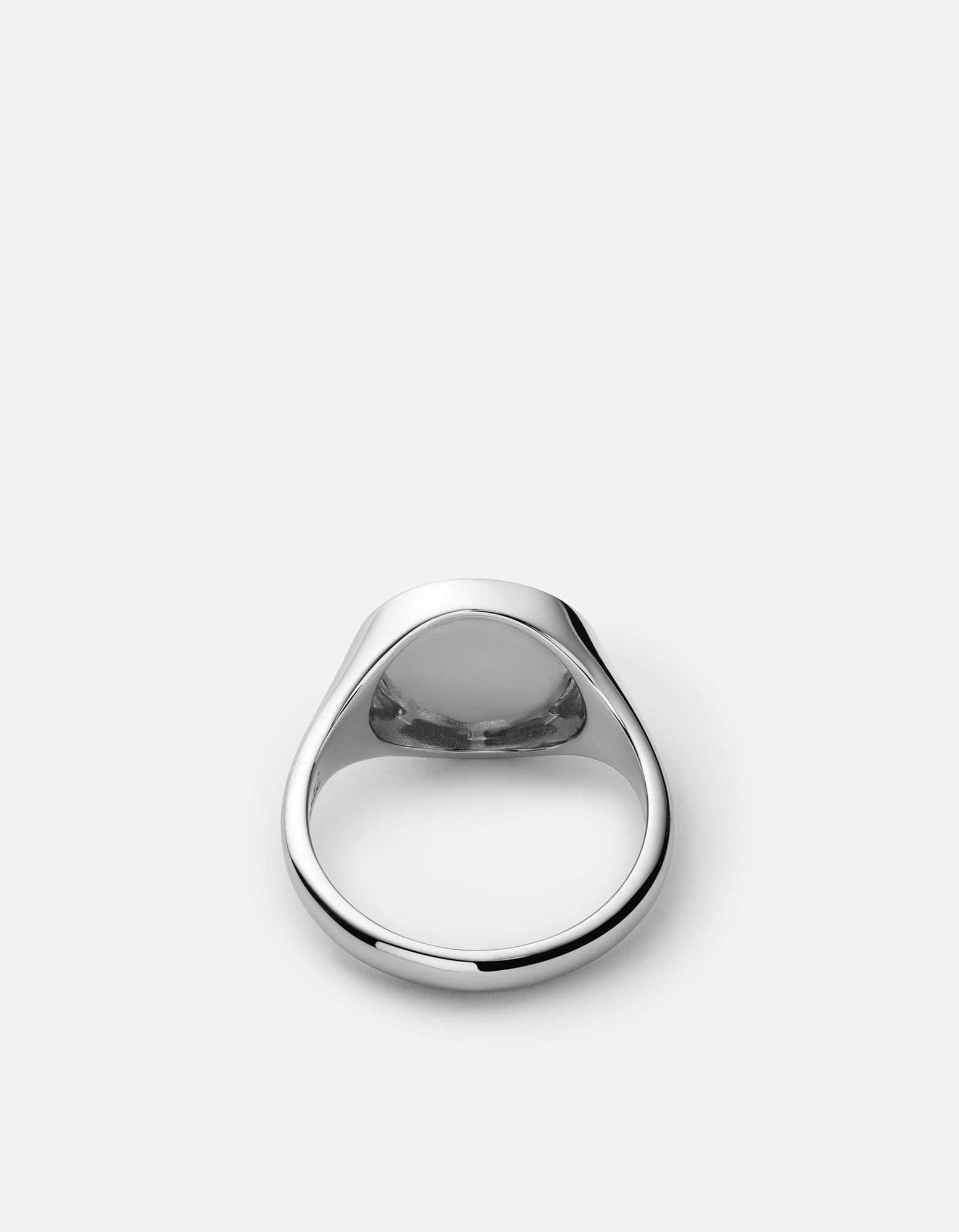 Test of Time Signet Ring, Sterling Silver / Gold Vermeil