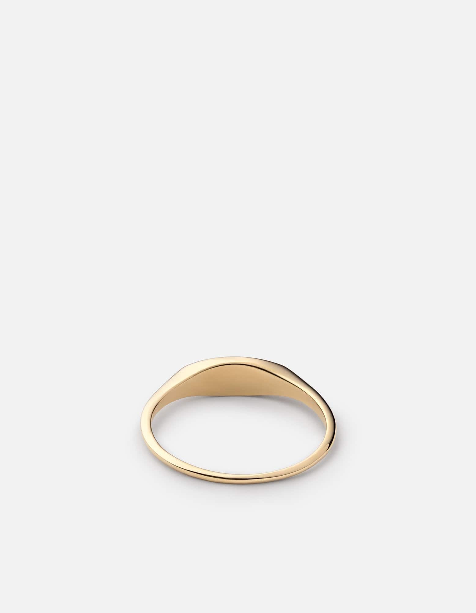 Titan Ring, 14k Gold Pavé