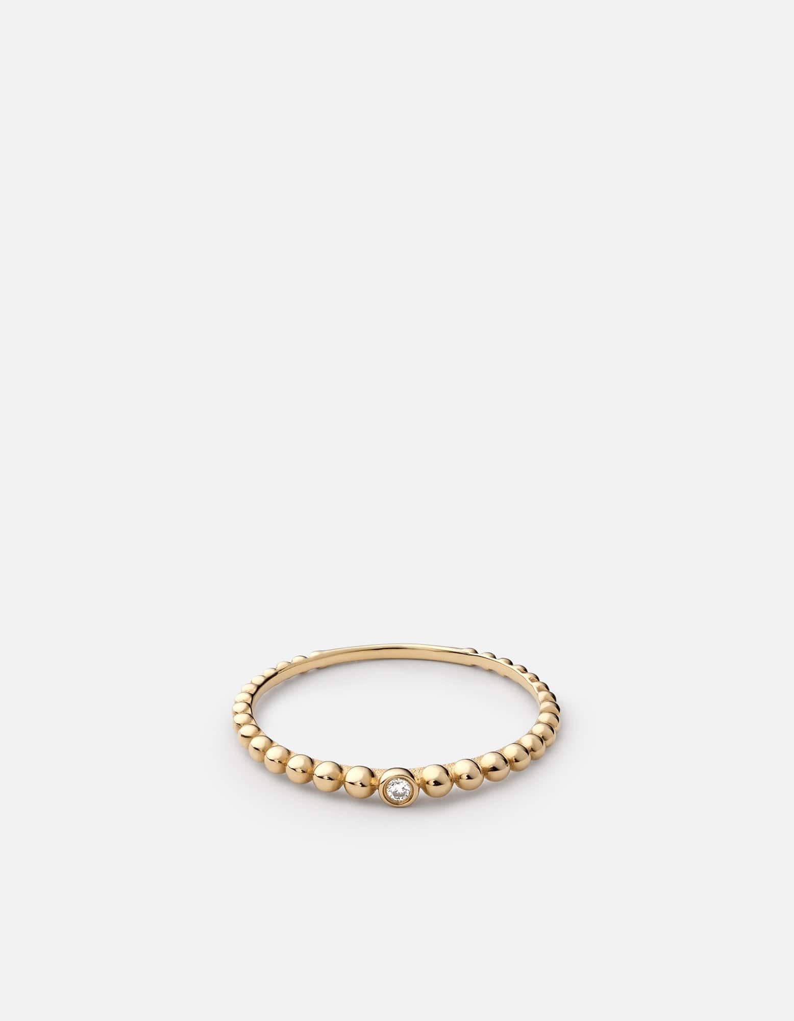 Miansai Rings Ida Ring, 14k Gold Pavé Polished Gold Pave / 5