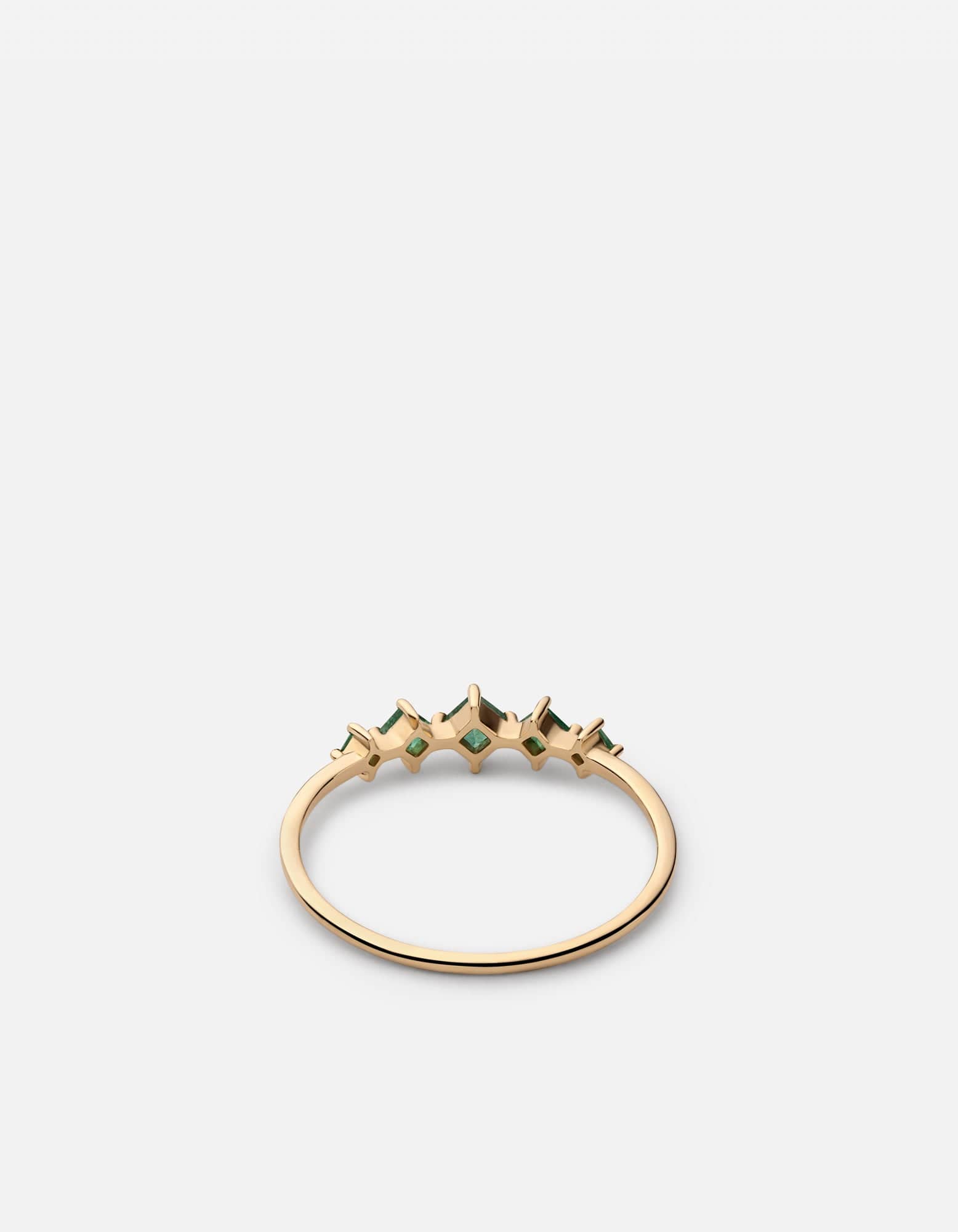 Echo Emerald Ring, 14k Gold