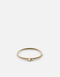 Miansai Rings Vera Pearl Ring, 14k Gold Pavé Polished Gold w/ Pave / 5