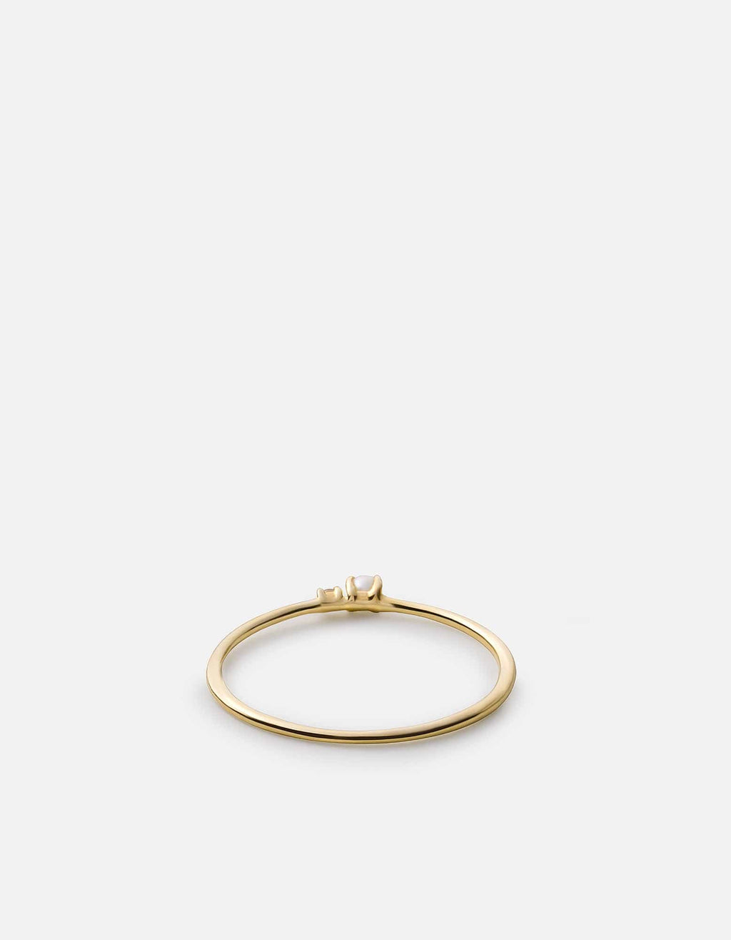 Vera Pearl Ring, 14k Gold Pavé