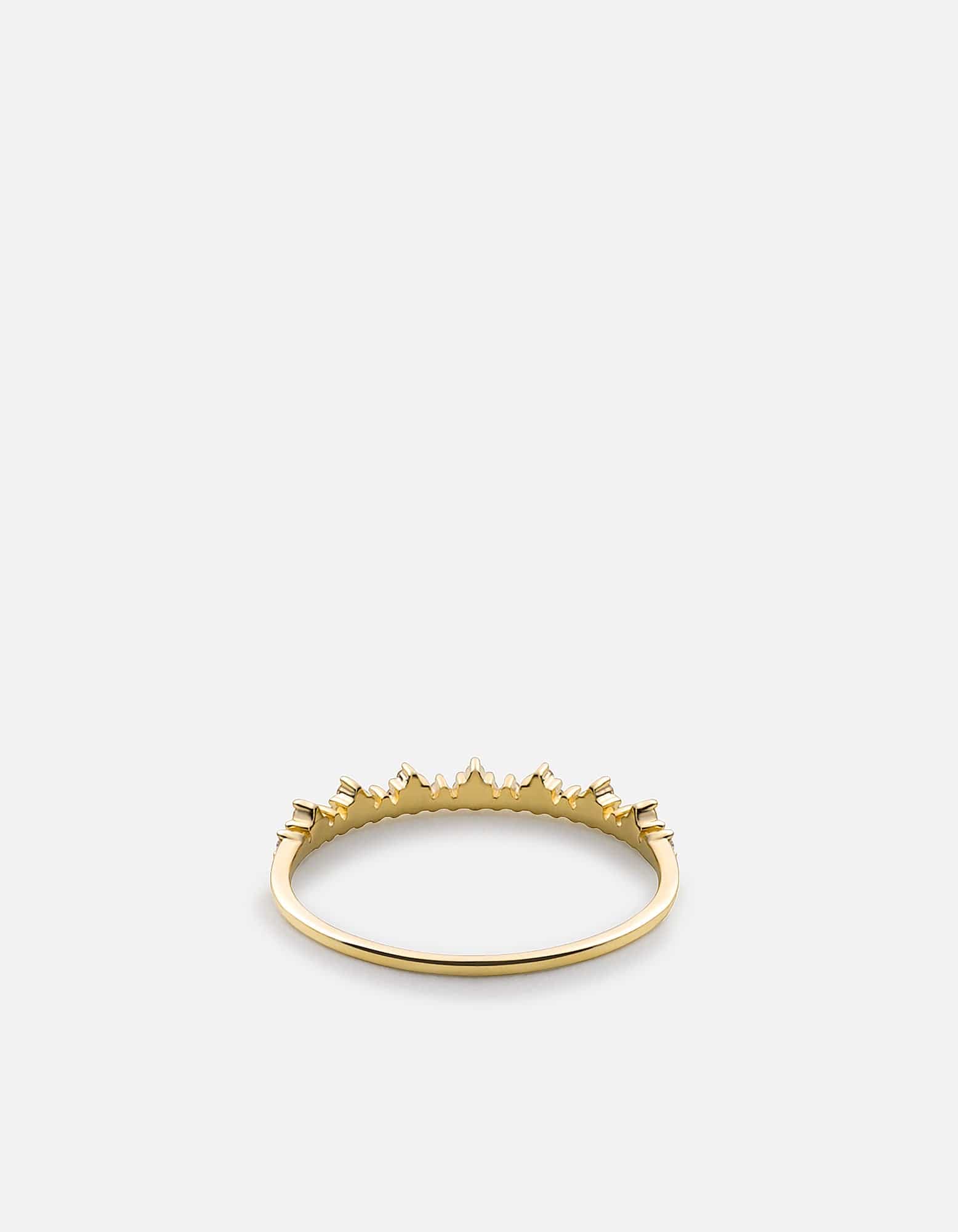 Astrid Ring, 14k Gold Pavé
