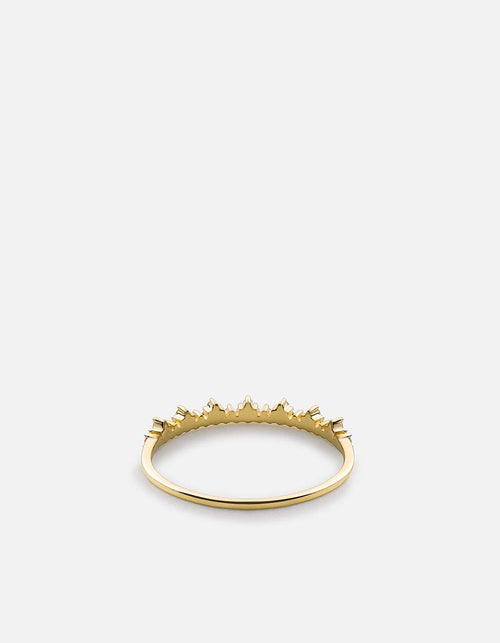 Astrid Ring, 14k Gold Pavé