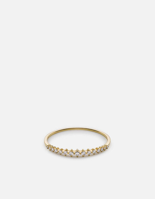 Miansai Rings Amal Ring, 14k Gold Pavé Polished Gold w/ Pave / 5