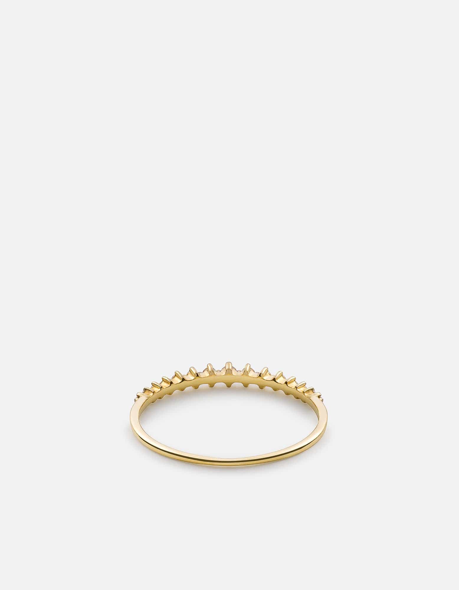 Amal Ring, 14k Gold Pavé