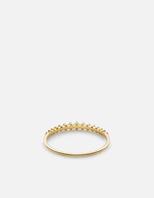 Amal Ring, 14k Gold Pavé