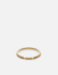 Miansai Rings Zelda Ring, 14k Gold Pavé Polished Gold w/ Pave / 5