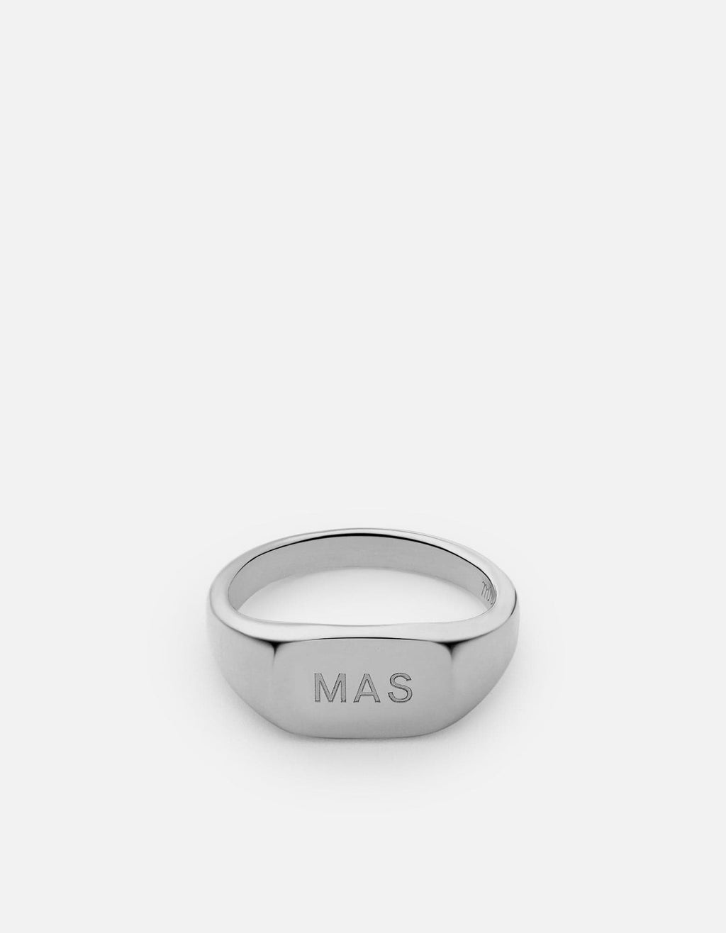 Arden Signet Ring, Sterling Silver