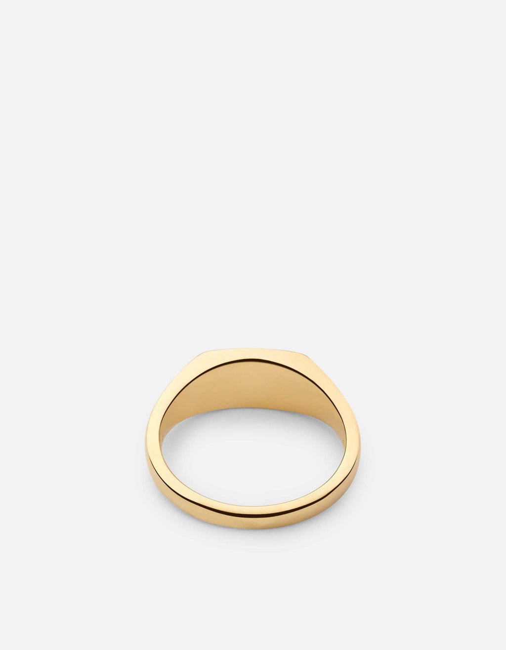 Arden Signet Ring, Gold Vermeil