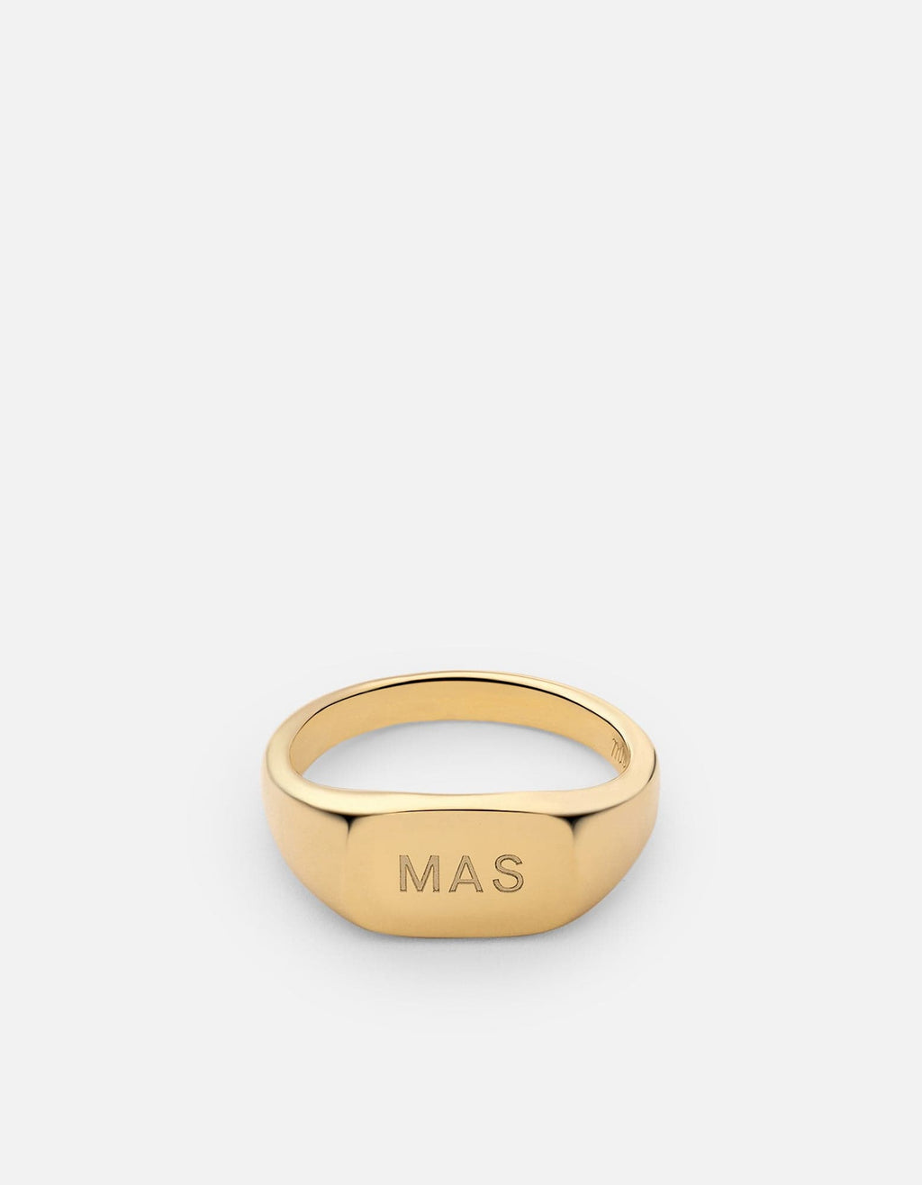Arden Signet Ring, Gold Vermeil