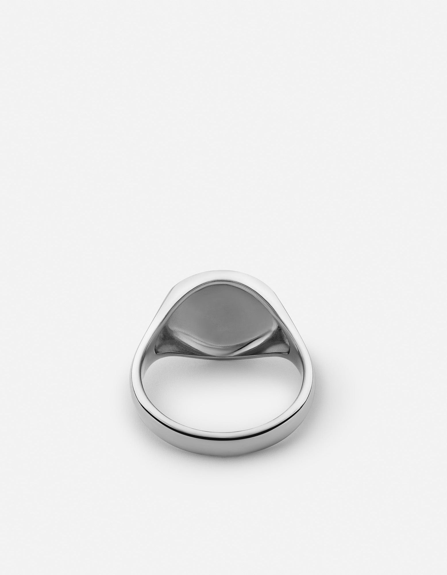 Wells Signet Pinky Ring, Sterling Silver