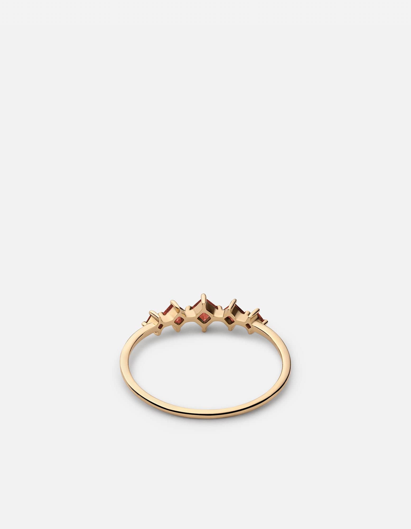 Echo Garnet Ring, 14k Gold