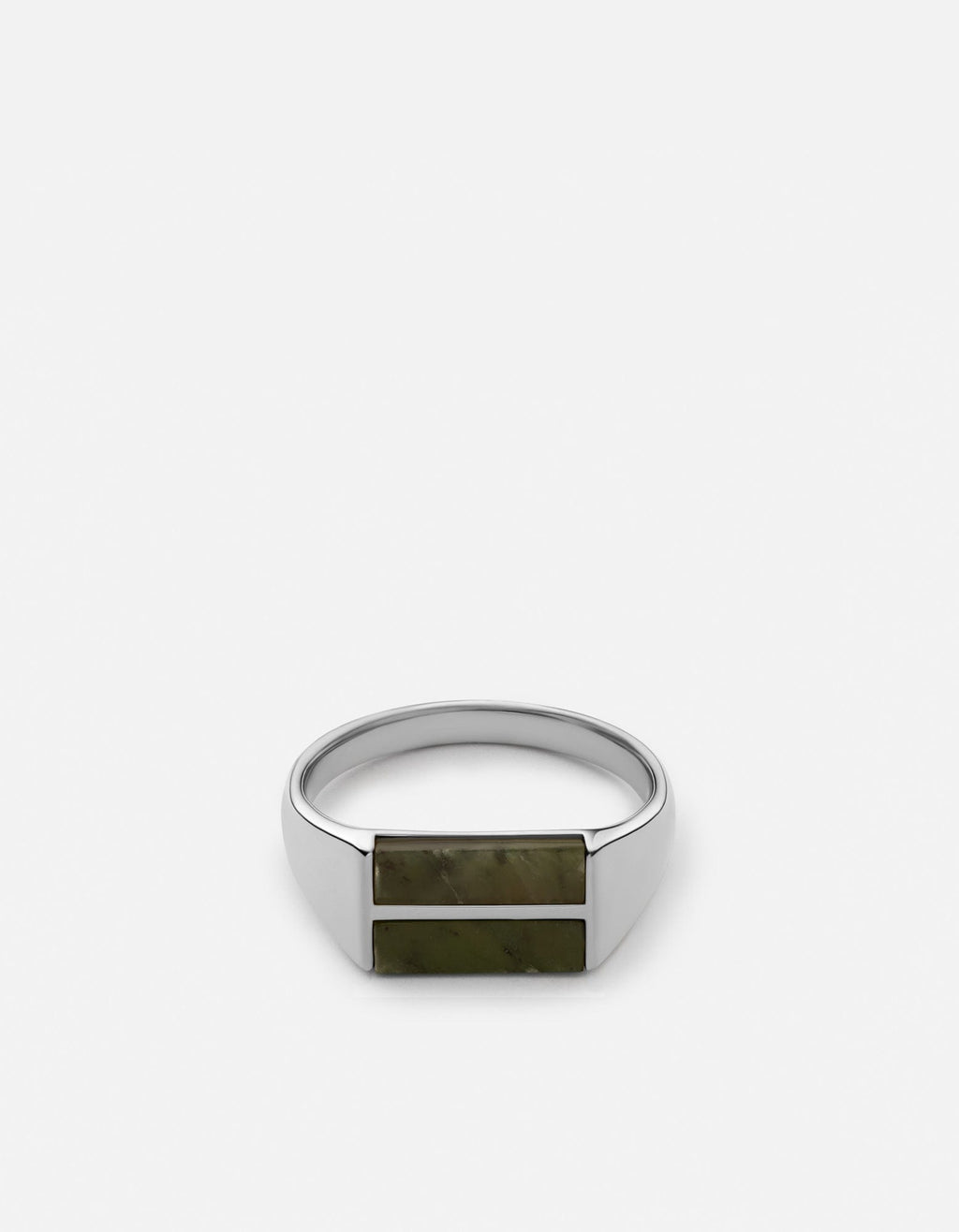 Miansai Rings Duo Jasper Ring, Sterling Silver