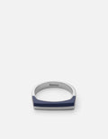 Miansai Rings Silas Lapis Ring, Sterling Silver