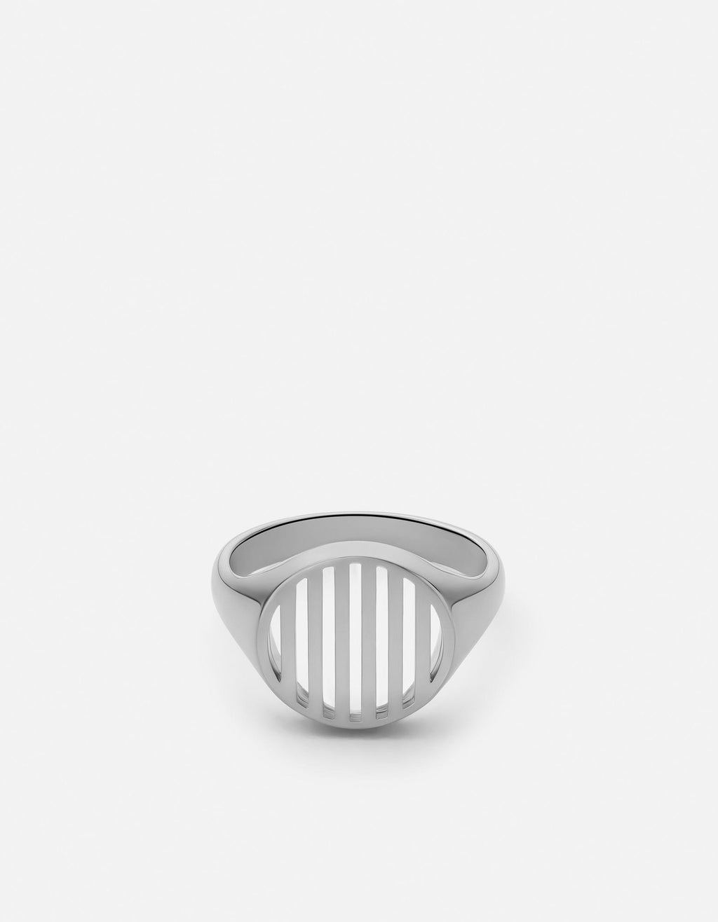 Miansai Rings Row Ring, Sterling Silver Polished Silver / 10