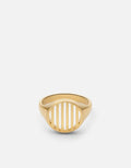 Miansai Rings Row Ring, Gold Vermeil Polished Gold / 8