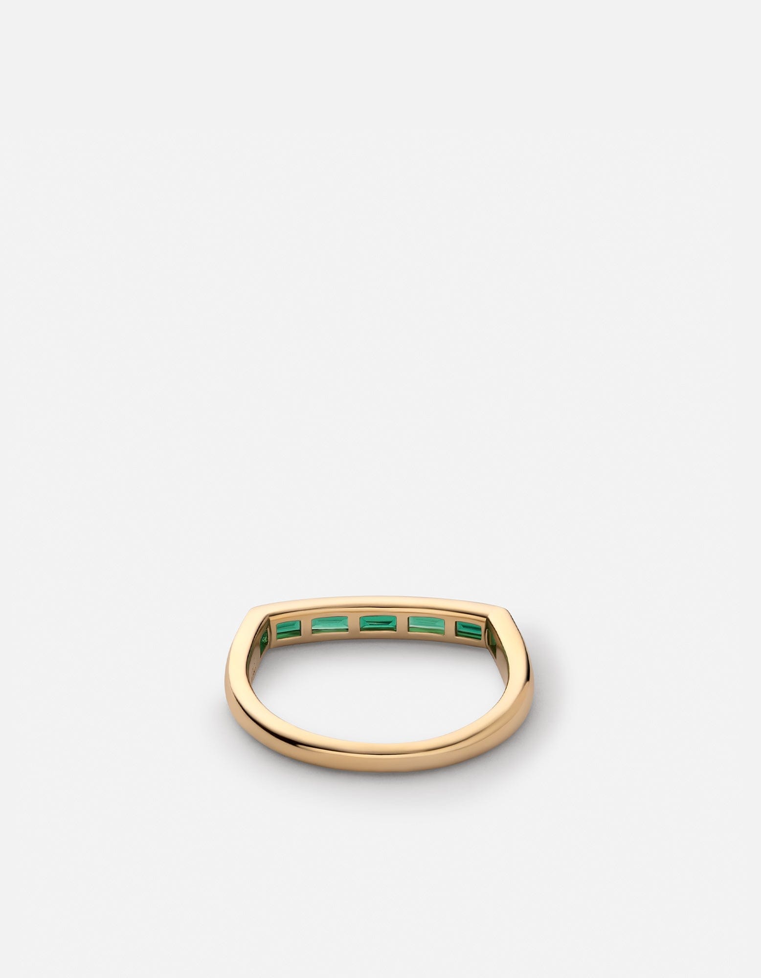 Totem Agate Ring, Gold Vermeil