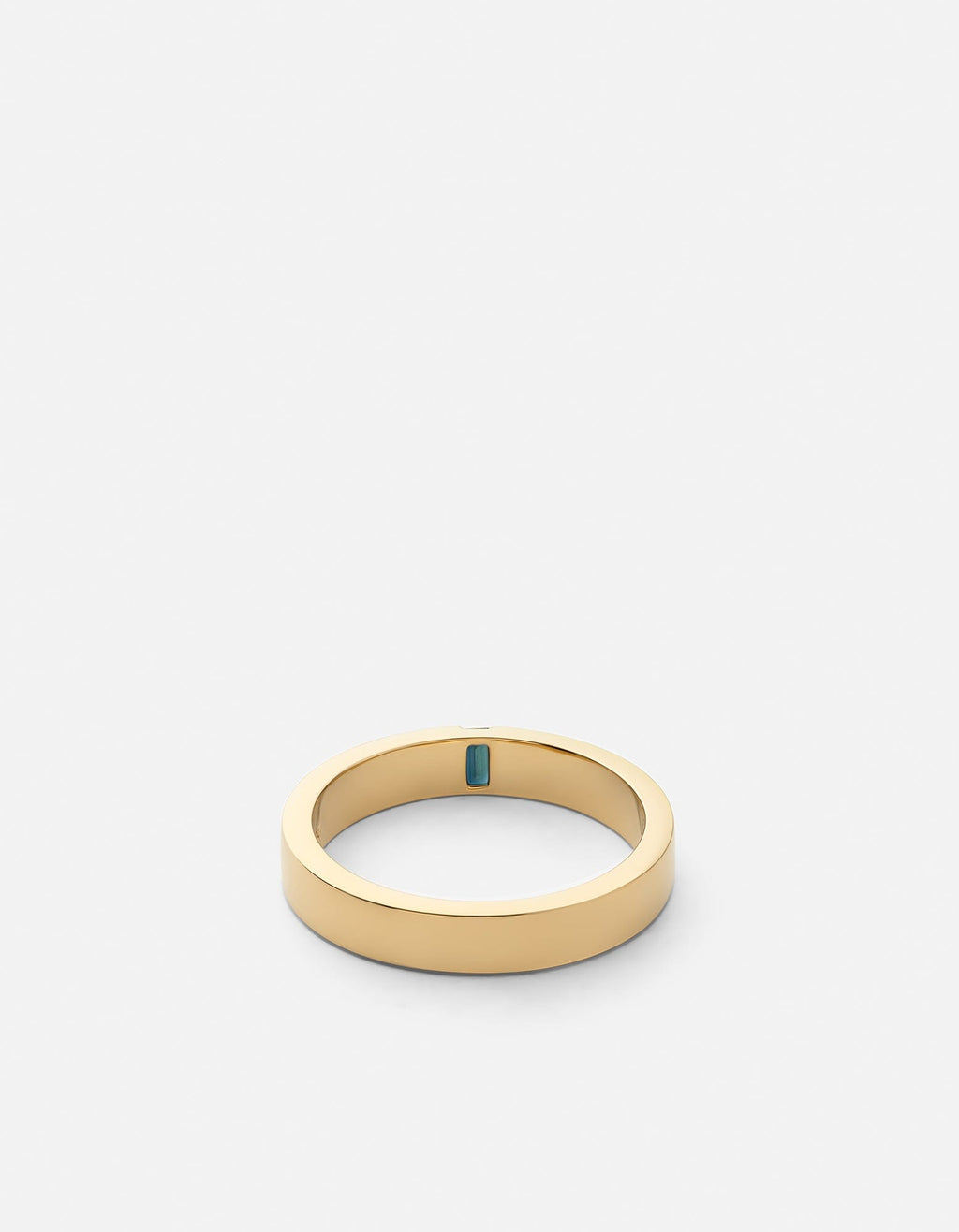 4mm Sapphire Baguette Ring, Gold Vermeil