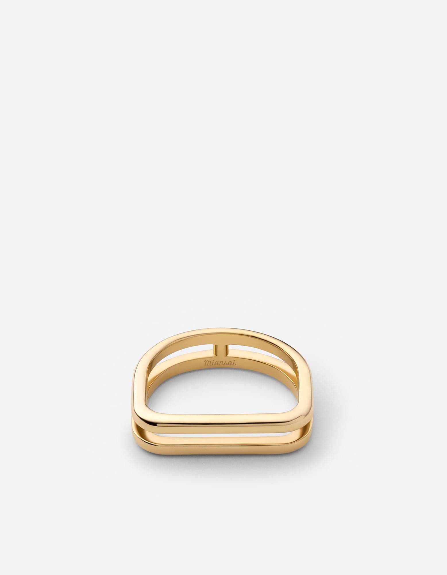 Miansai Rings Nev Ring, Gold Vermeil Polished Gold / 5