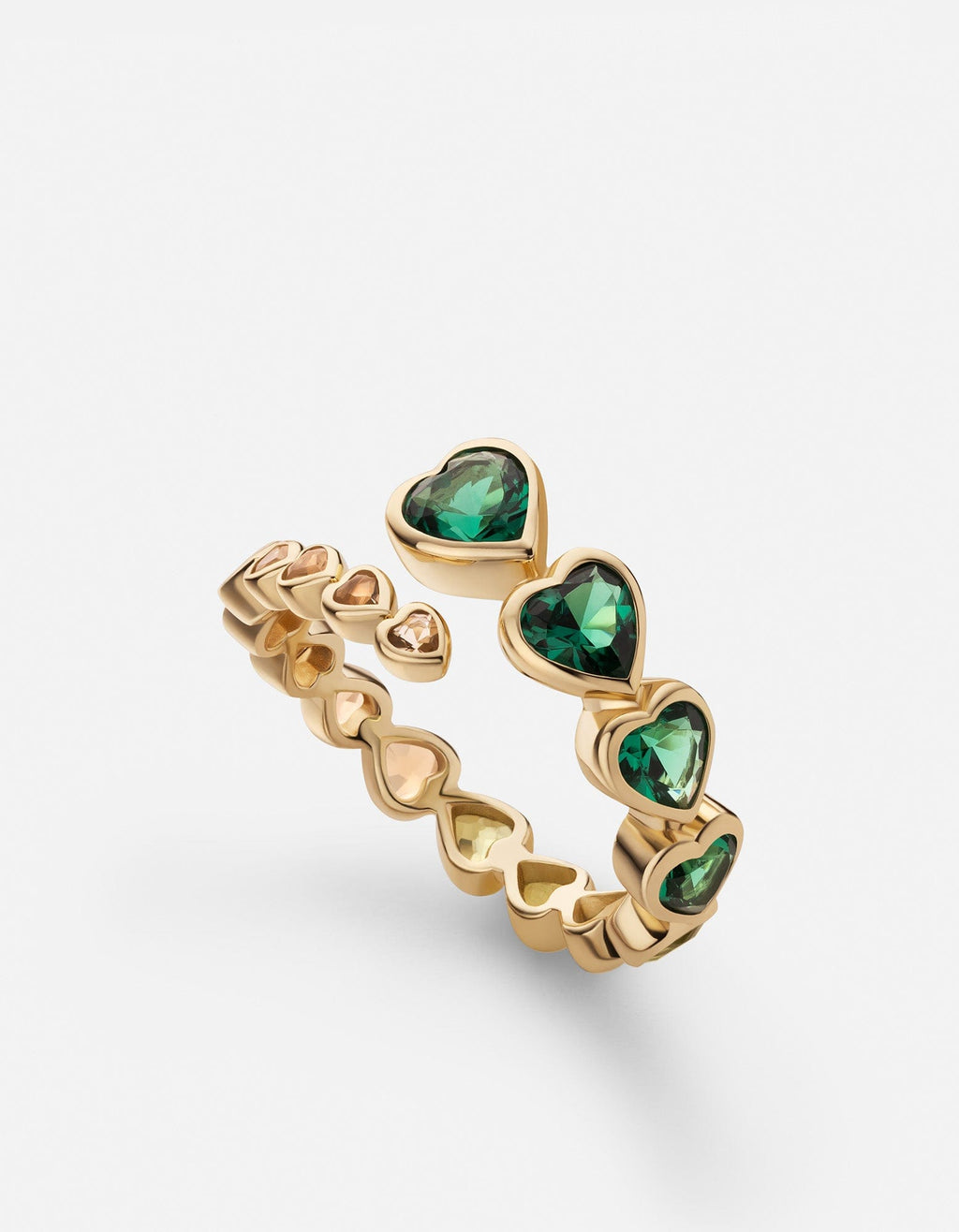 Tali Multi Heart Ring, Gold Vermeil