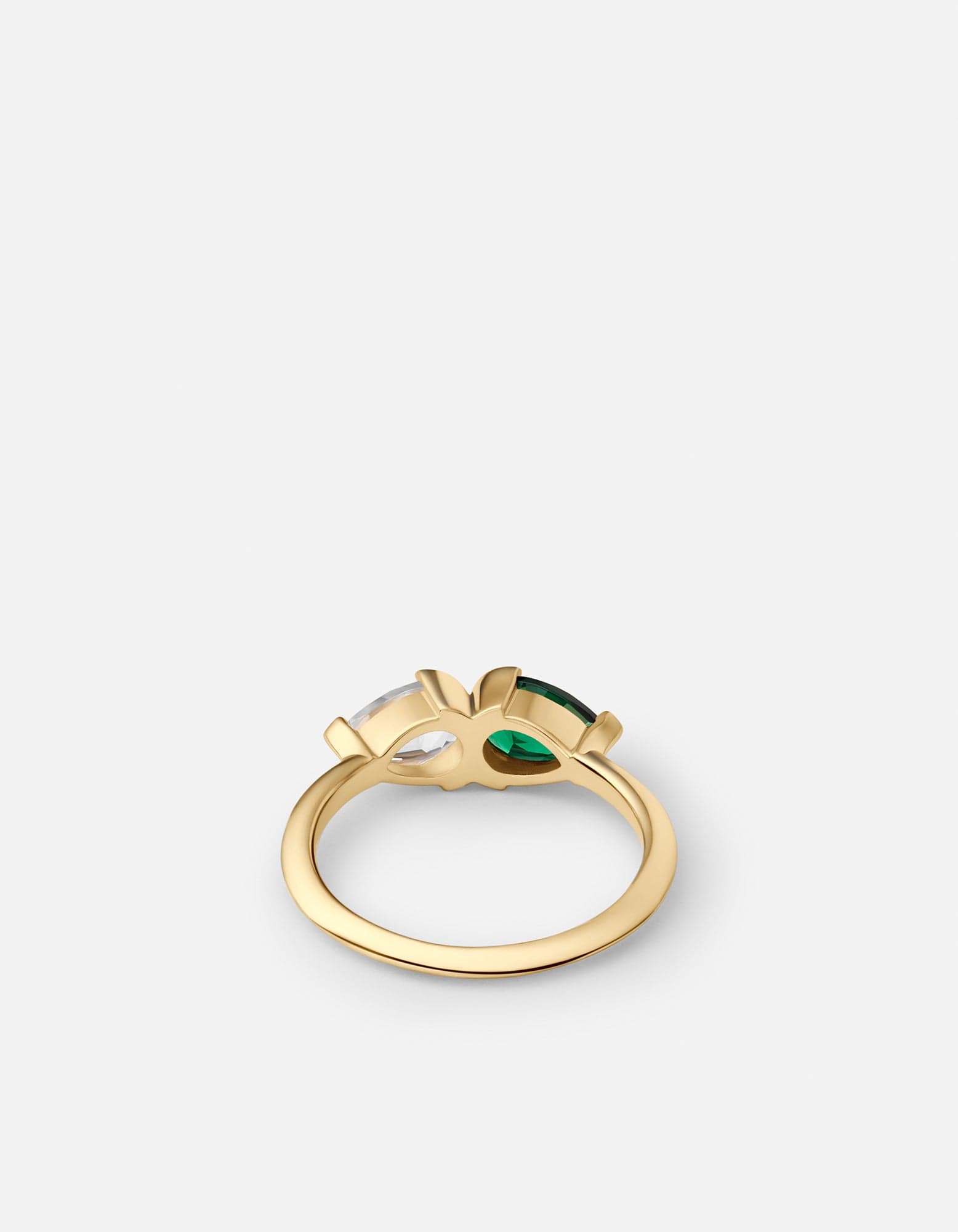 Katana Topaz & Spinel Stone Ring, Gold Vermeil