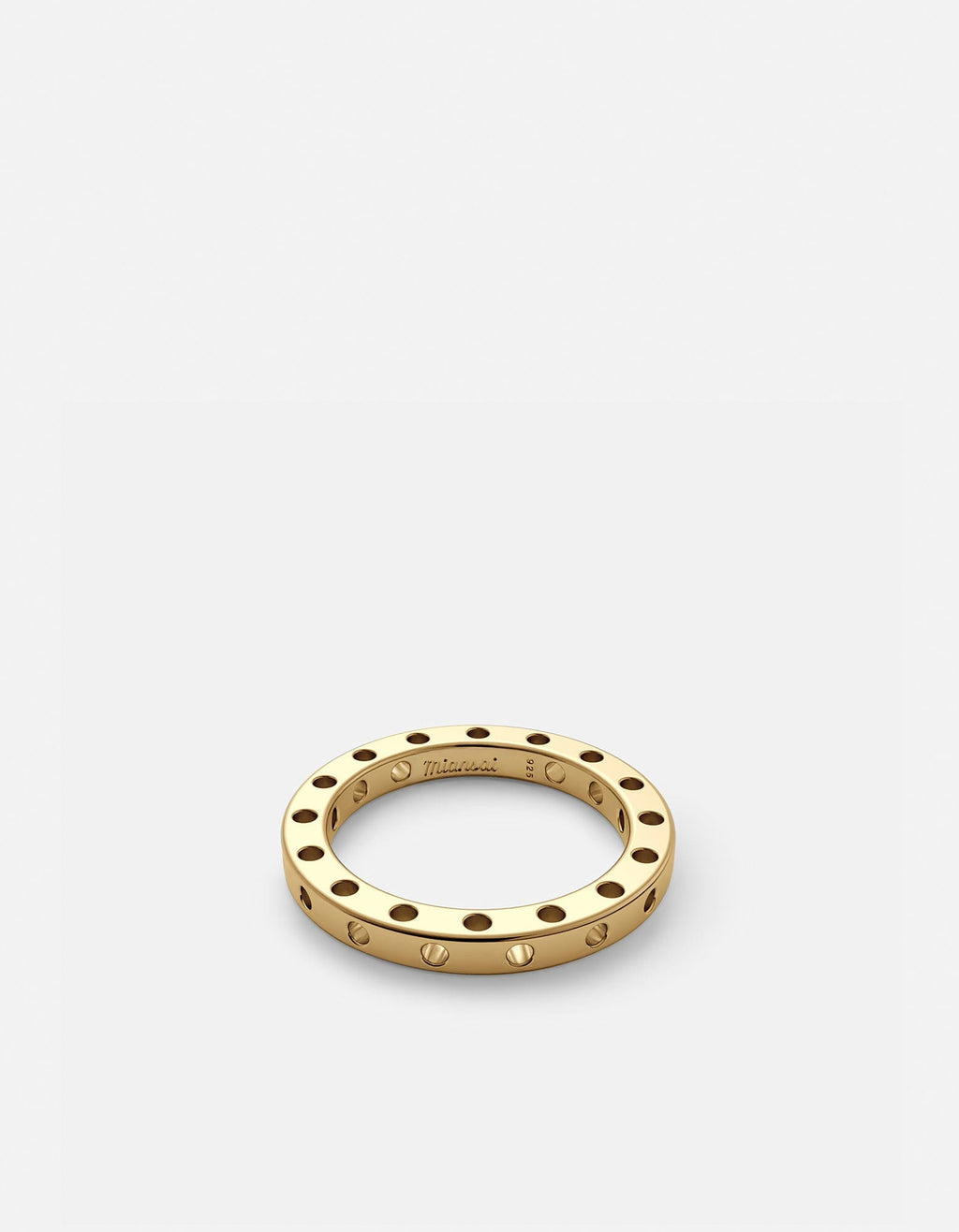 Miansai Rings Aero Ring, Gold Vermeil Polished Gold / 8