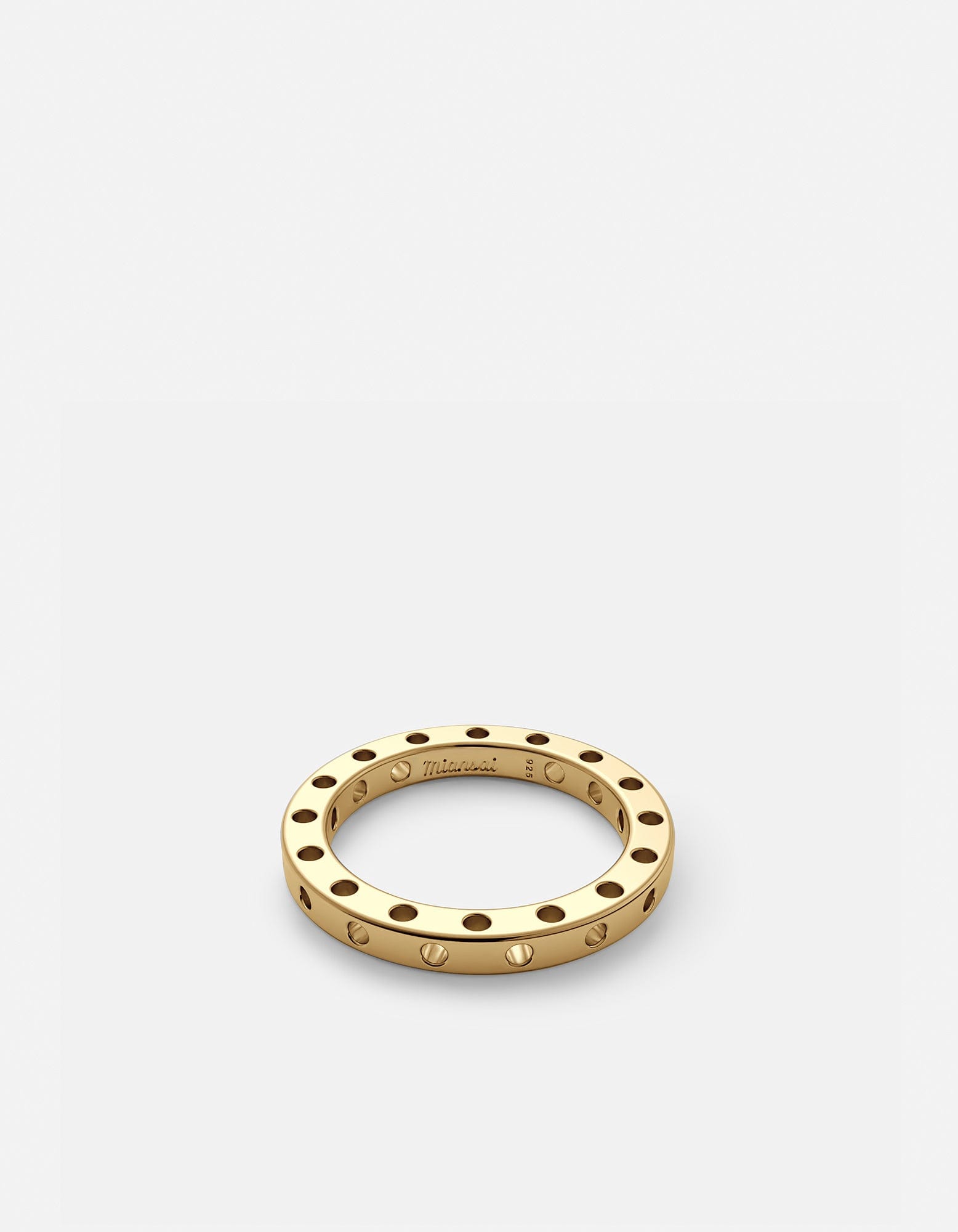 Miansai Rings Aero Ring, Gold Vermeil Polished Gold / 8