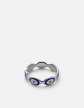 Miansai Rings Blue Eye Ring, Sterling Silver Blue / 10