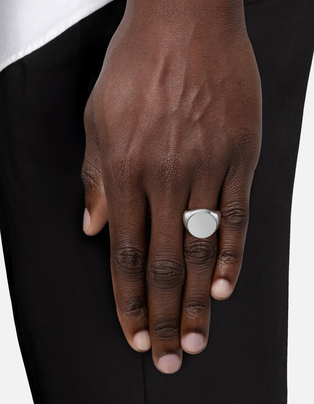 Locket Signet Ring, Sterling Silver