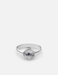 Third Eye Signet Ring, Sterling Silver / Sapphire