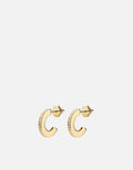 Miansai Earrings Arduin Studs, 14k Gold Pavé Polished 14k Gold/Pave / Pair