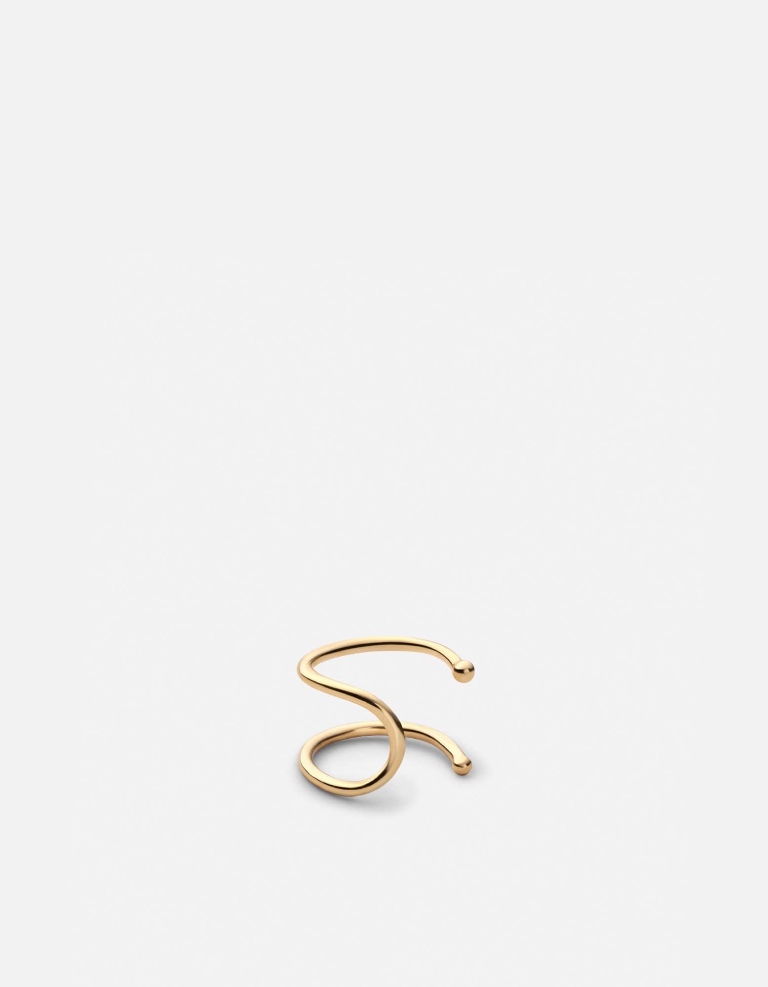 Miansai Earrings Ventura Ear Cuff, 14k Gold Polished Gold / O/S