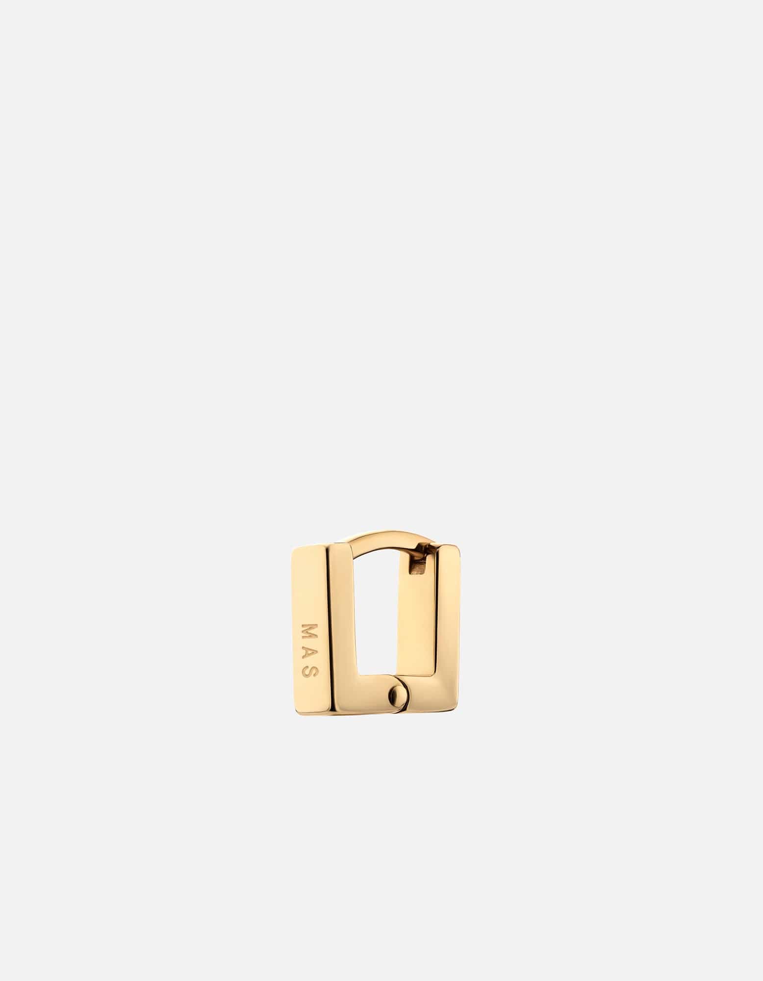 Scatola Huggie Earrings, Gold Vermeil