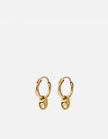 Miansai Earrings Pyper Huggie Earrings, Gold Vermeil Polished Gold / Pair