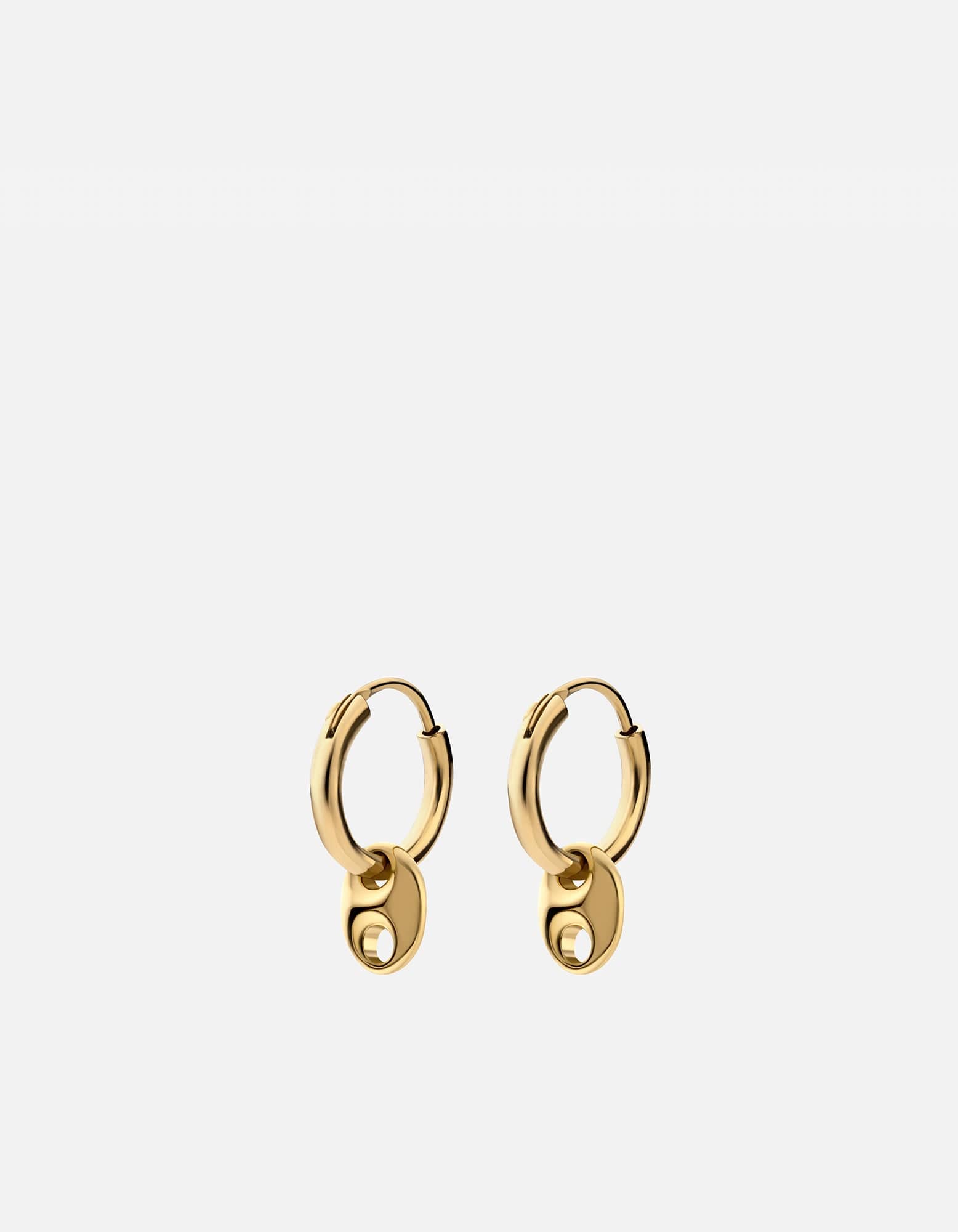 Miansai Earrings Pyper Huggie Earrings, Gold Vermeil Polished Gold / Pair