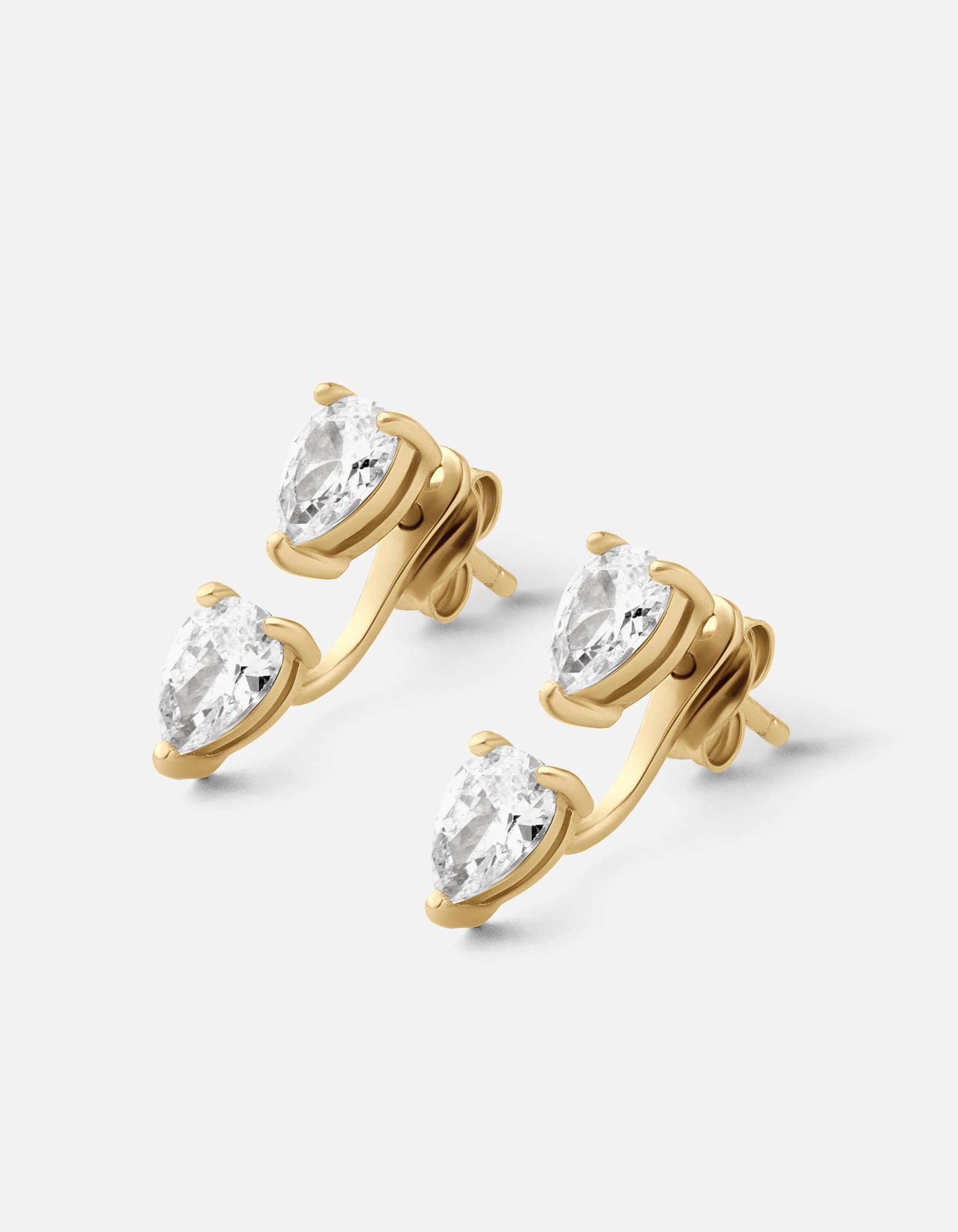 Nalani Ear Jacket, Gold Vermeil w/ Sapphire