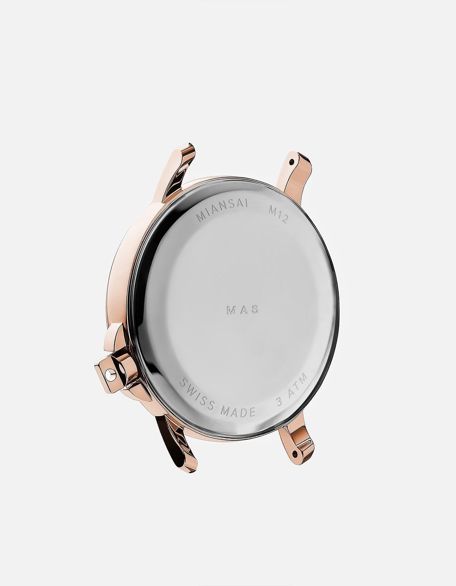 Miansai M12 Swiss M12 Swiss Rose|Black Cognac Leather Cognac / R / Monogram: Yes